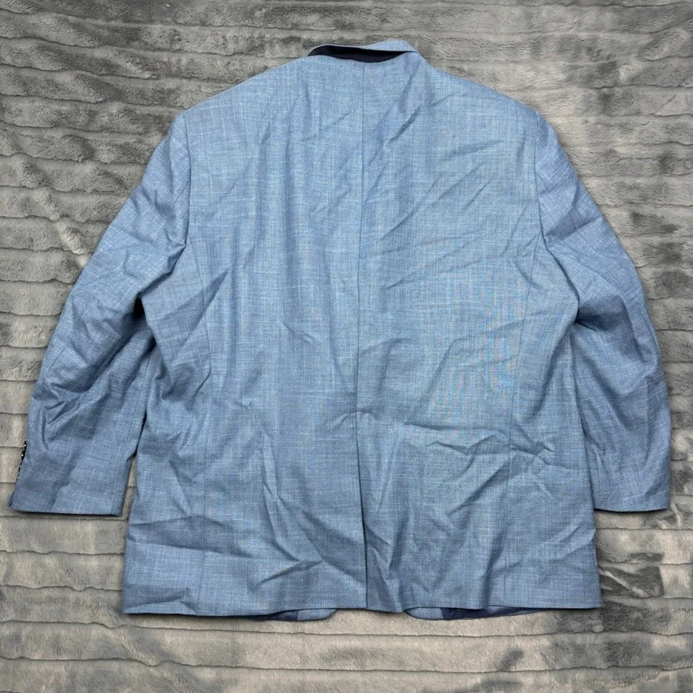 Lauren Ralph Lauren Mens 48R Light Blue Two Button Blazer Sport Coat 9471